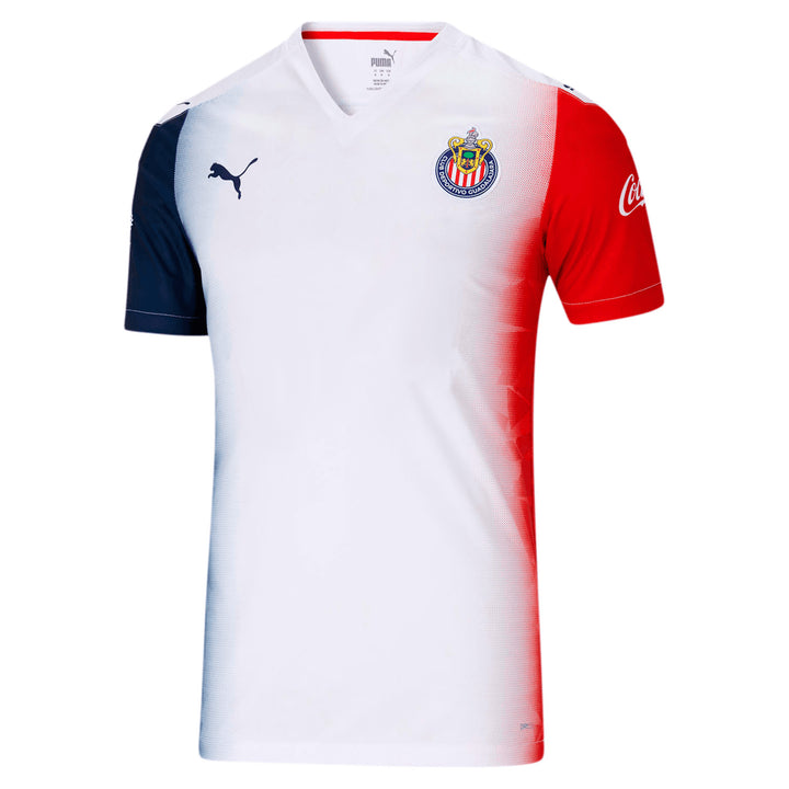 Puma Kid's Chivas Away Jersey 20 White/Red/Navy