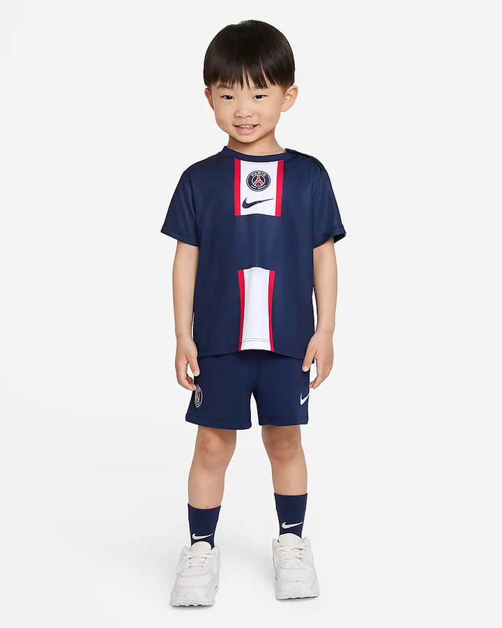 Miniequipación de primera equipación del PSG para niños pequeños de Nike 22/23