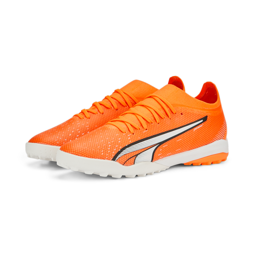 Botas Puma Ultra Match TT Turf Naranja/Blanco