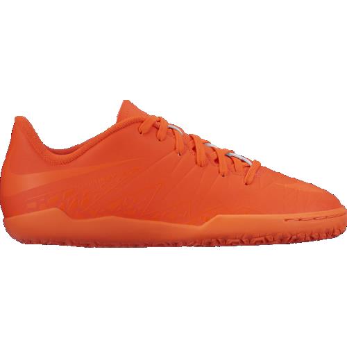 Nike Kid's JR HyperVenom Phelon II IC Indoor Boots Bright Crimson/Orange