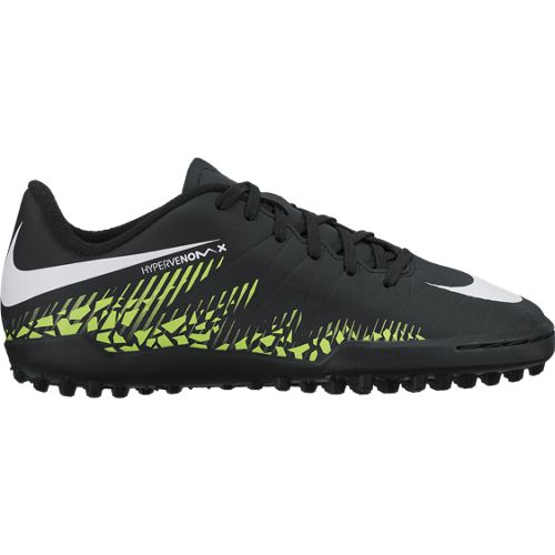 Botas de fútbol Nike Jr HyperVenom Phelon II TF para niños Negro/Blanco/Volt