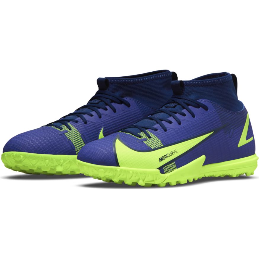 Zapatos de fútbol para césped artificial Nike Jr. Mercurial Superfly 8 Academy TF para niños pequeños/grandes