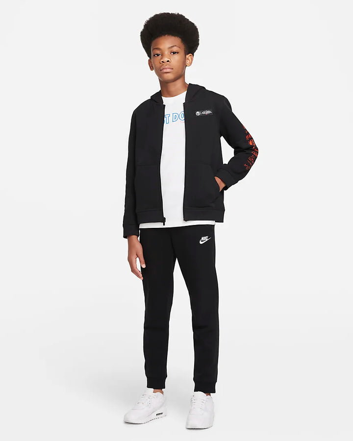 Sudadera con capucha y cremallera completa Nike Club America - Niño - Negro