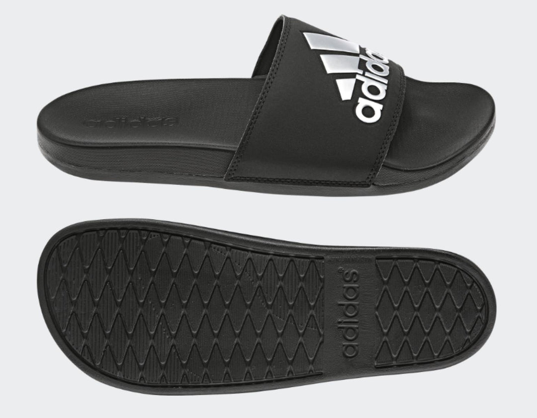 adidas Adilette Comfort Negro/Plata