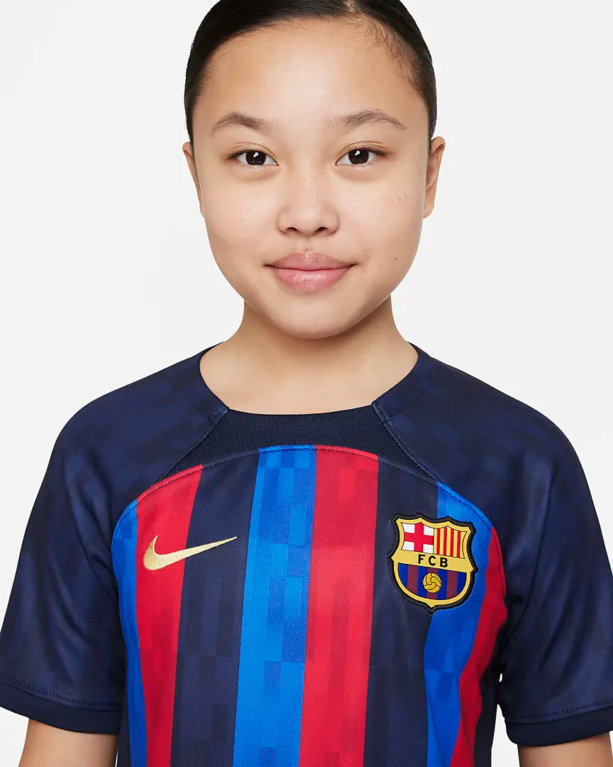 Nike Kids Barcerlona FC Home Jersey 22/23