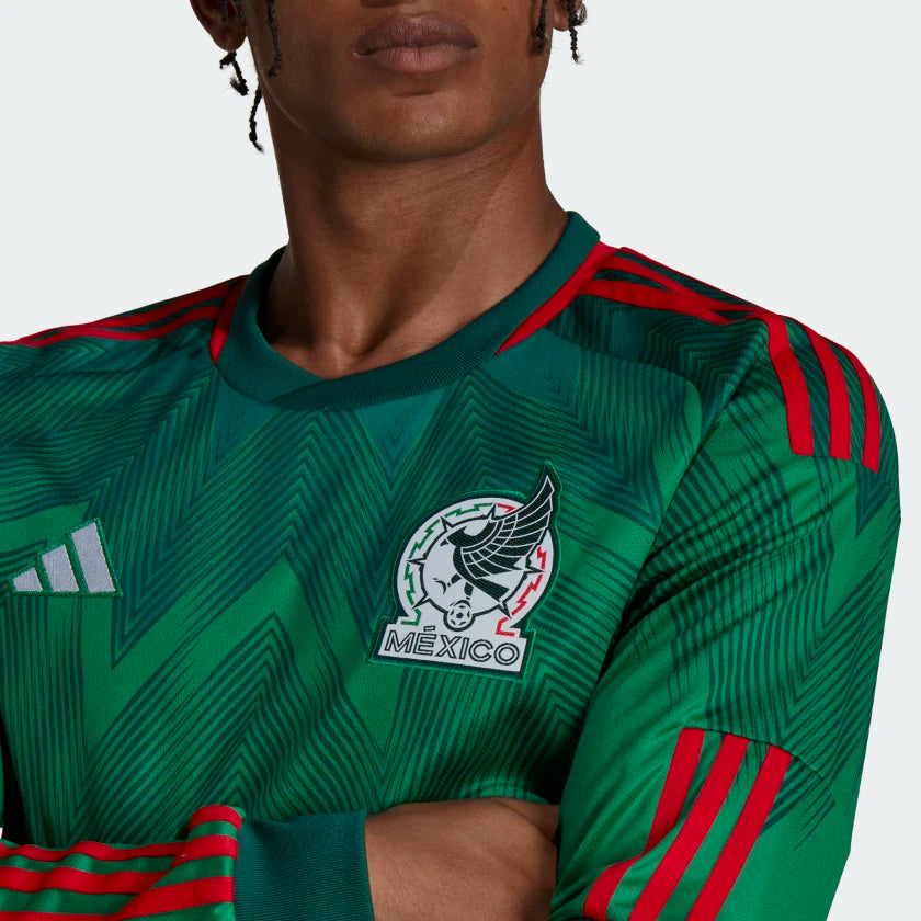 adidas Mexico Home Jersey 22 Long Sleeve