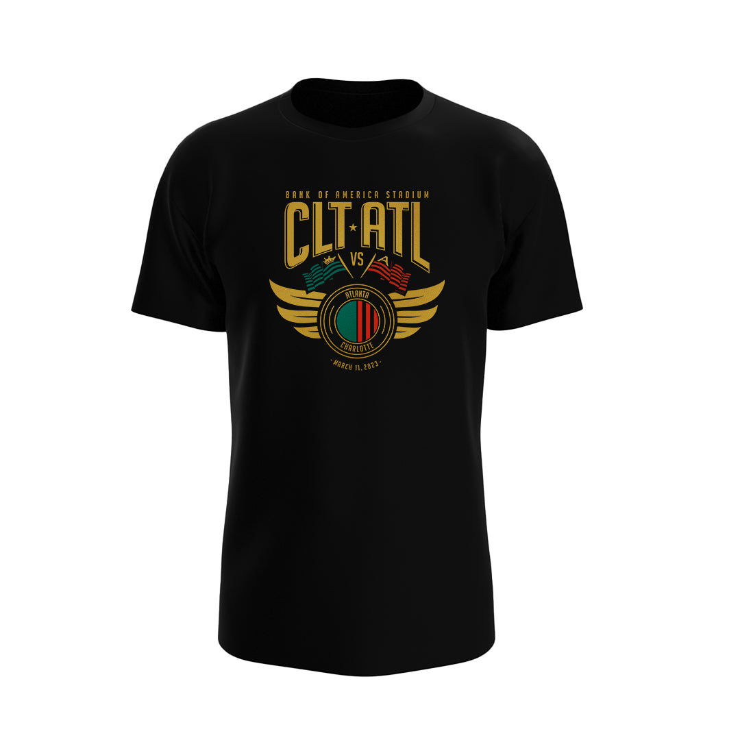 Camiseta ATL vs CLT Negra