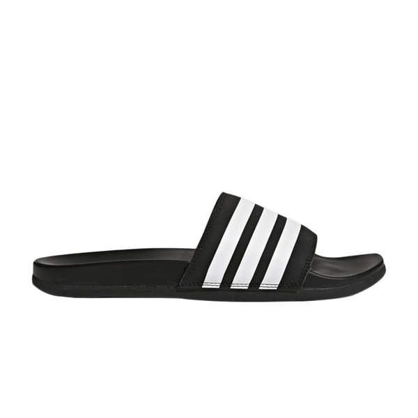 Chanclas adidas Adilette Comfort para hombre color negro y blanco Best Buy Soccer Team s Store