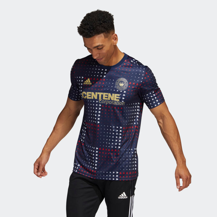 adidas Charlotte FC Americana MLS Pre-match Jersey 22