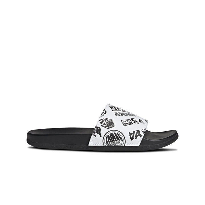 adidas Men's Adilette Comfort Slides White/Black