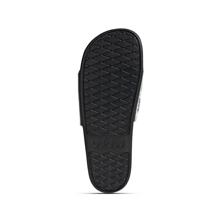 Chanclas adidas Adilette Comfort para hombre, color blanco y negro