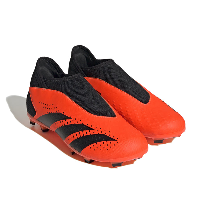 Botas de fútbol para terreno firme adidas Predator Accuracy.3 Laceless FG para niños