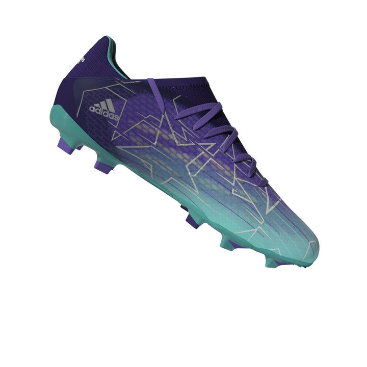 adidas X Speed Flow 3 FG Firm Ground Boots Purple Rush / Silver Metallic / Mint Rush