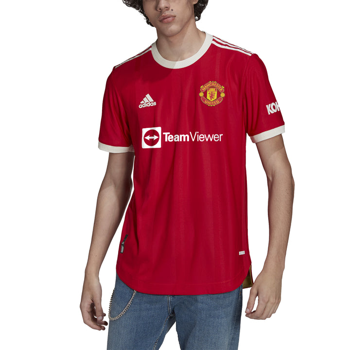 adidas Camiseta auténtica del Manchester United para hombre 21