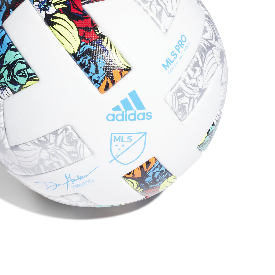 adidas MLS PRO Match Soccer Ball White/Multi-Color