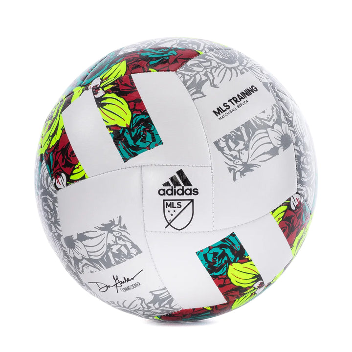 Balón de fútbol adidas MLS Training Blanco/Amarillo/Negro 