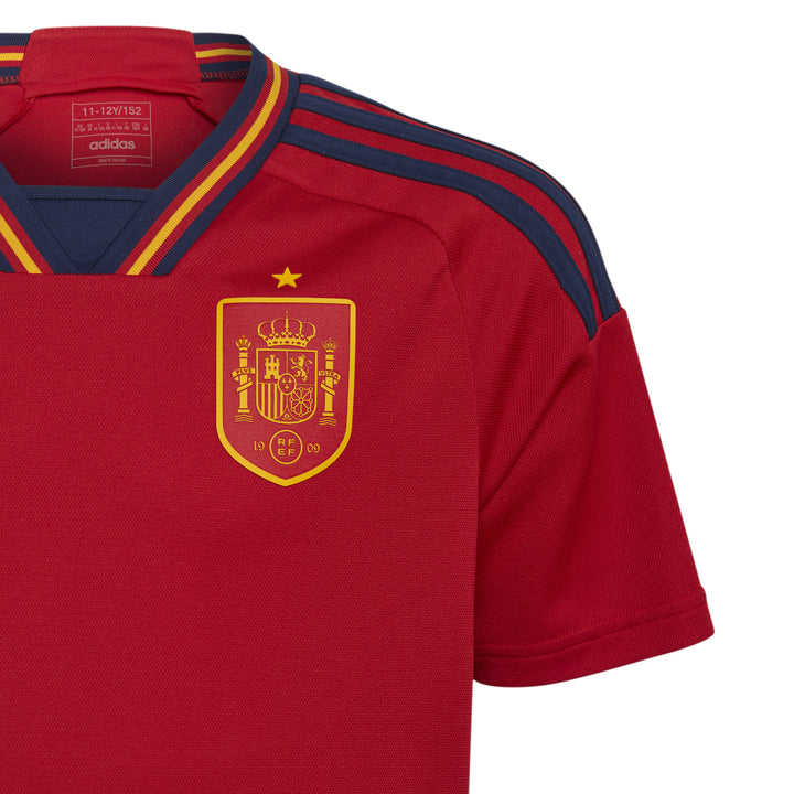 Camiseta adidas España 1ª equipación infantil 22 