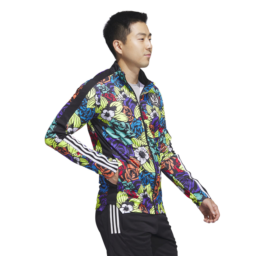 adidas Men's Atlanta United Tiro Track Jacket Unity Flower