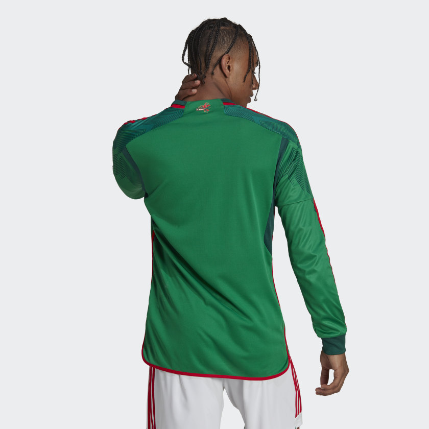 adidas Mexico Home Jersey 22 Long Sleeve