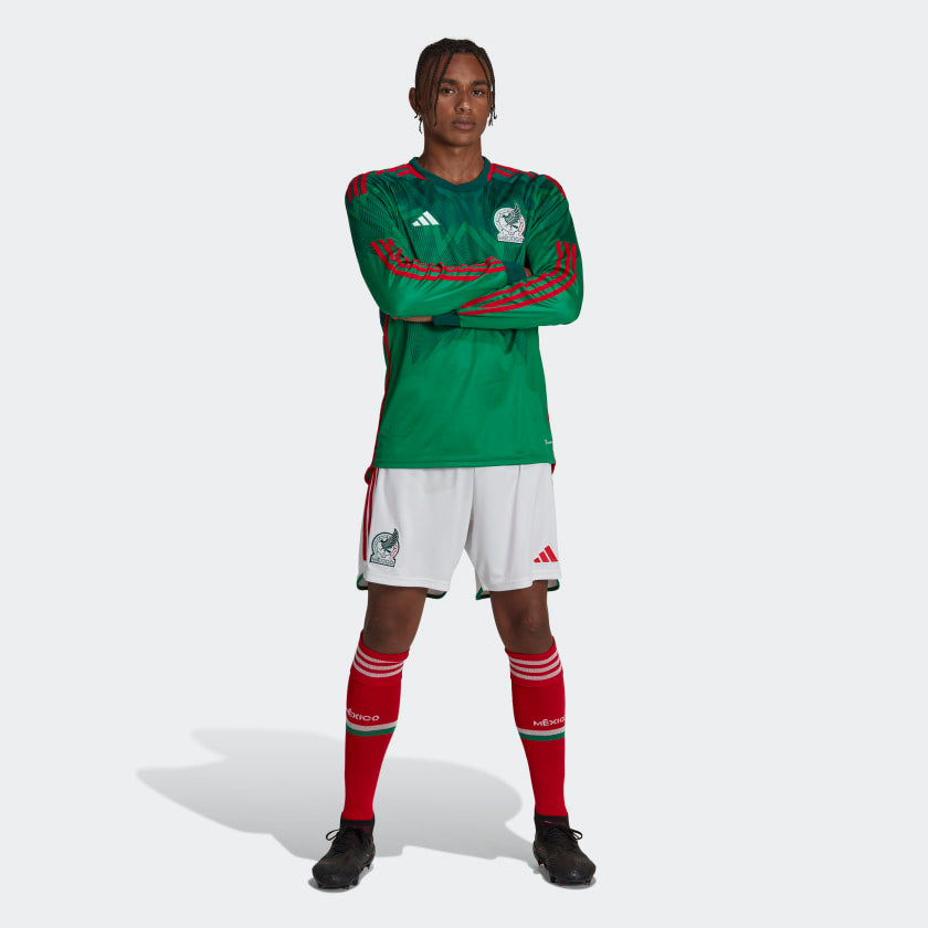 adidas Mexico Home Jersey 22 Long Sleeve