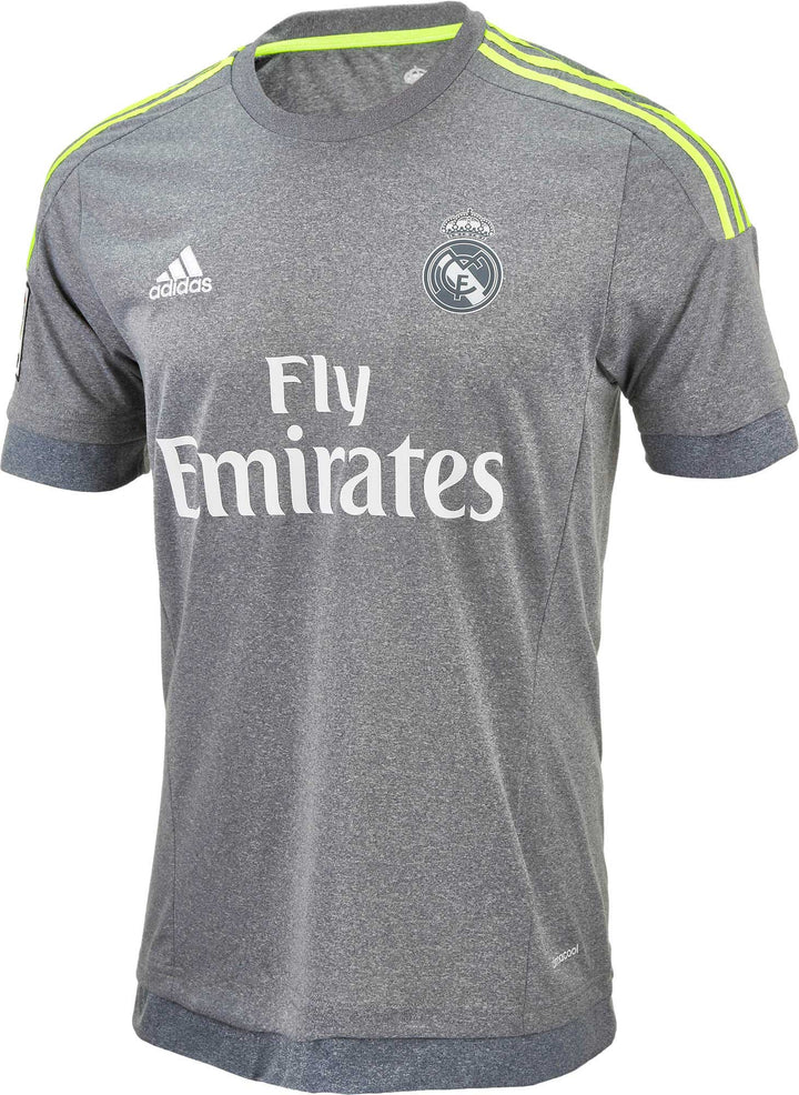 adidas Real Madrid Away Jersey 15 Grey