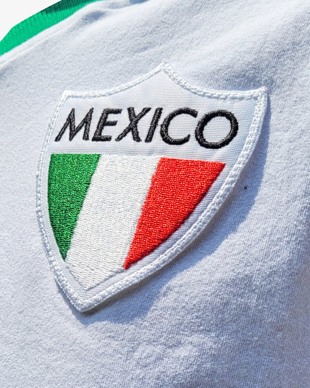 Camiseta Retro Mexico 1980 Blanca