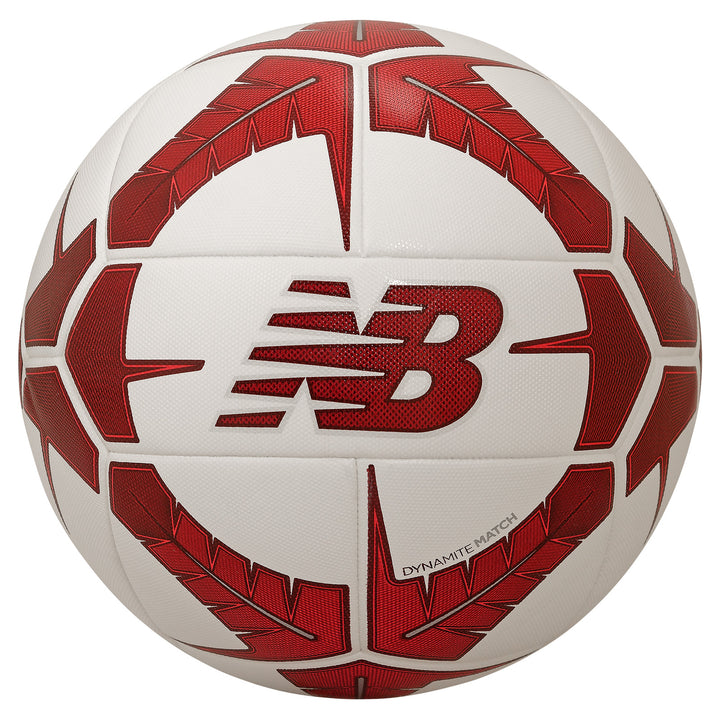 New Balance Dynamite Team Soccer Ball White/Red