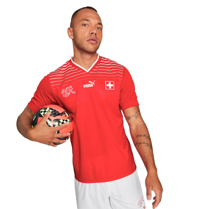 Puma Men's Switzerland Home Jersey 22