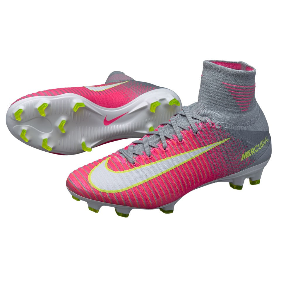 Nike Mujer Nike Mercurial Superfly FG Hyper Rosa/Blanco/Gris